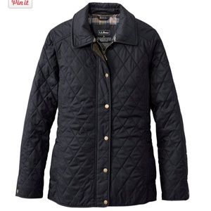 LL Bean Quilted Riding jacket